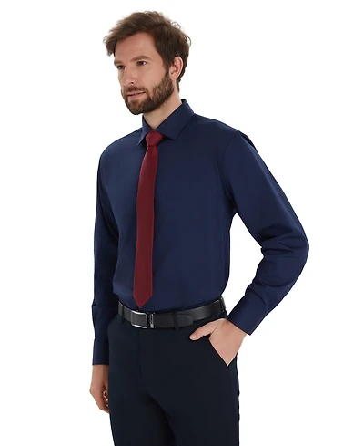 Alfani Men's Solid Regular-Fit Dress Shirt, Macy's Exclusive