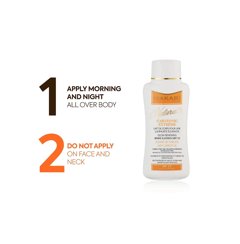 Naturalle Carotonic Extreme Glow Renewing Body Lotion - 17.6oz