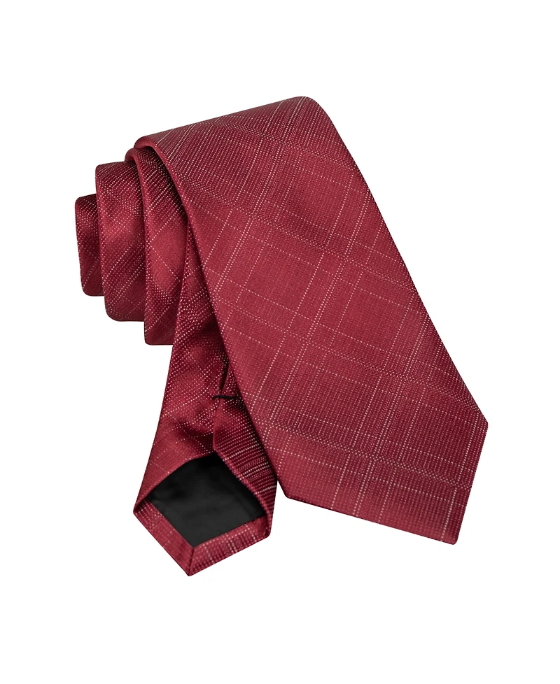Calvin Klein Men's Everett Plaid Tie
