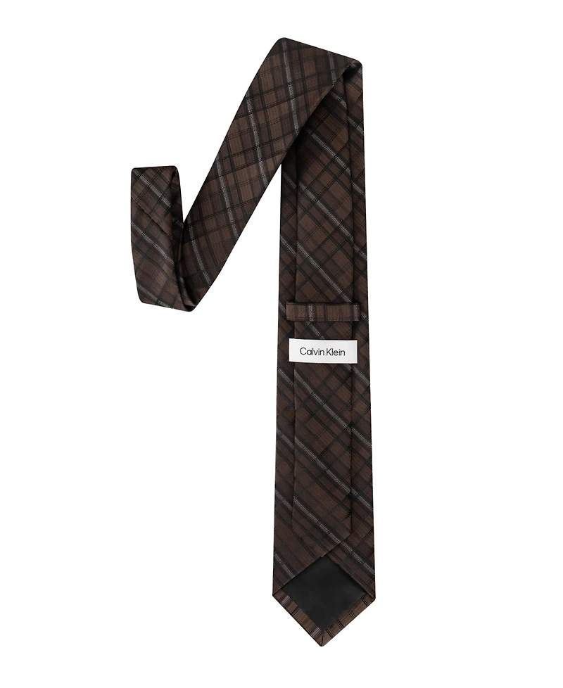 Calvin Klein Men's Addison Plaid Tie