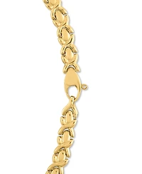 Macy's Diamond Open Heart Necklace (1/3 ct. t.w.) in 14k Gold Over Sterling Silver