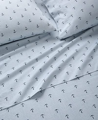 Charter Club 550 Thread Count Printed Cotton 4-Pc. Sheet Set, Full, Exclusively at Macy's