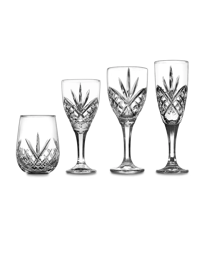 Godinger Dublin Champagne Flutes, Set of 8
