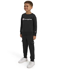 Champion Boys 4-7 Crewneck T-Shirt and Pants, 2-Piece Set
