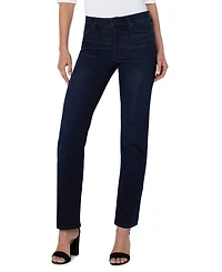 Liverpool Los Angeles Petite Kennedy Straight Leg Jeans