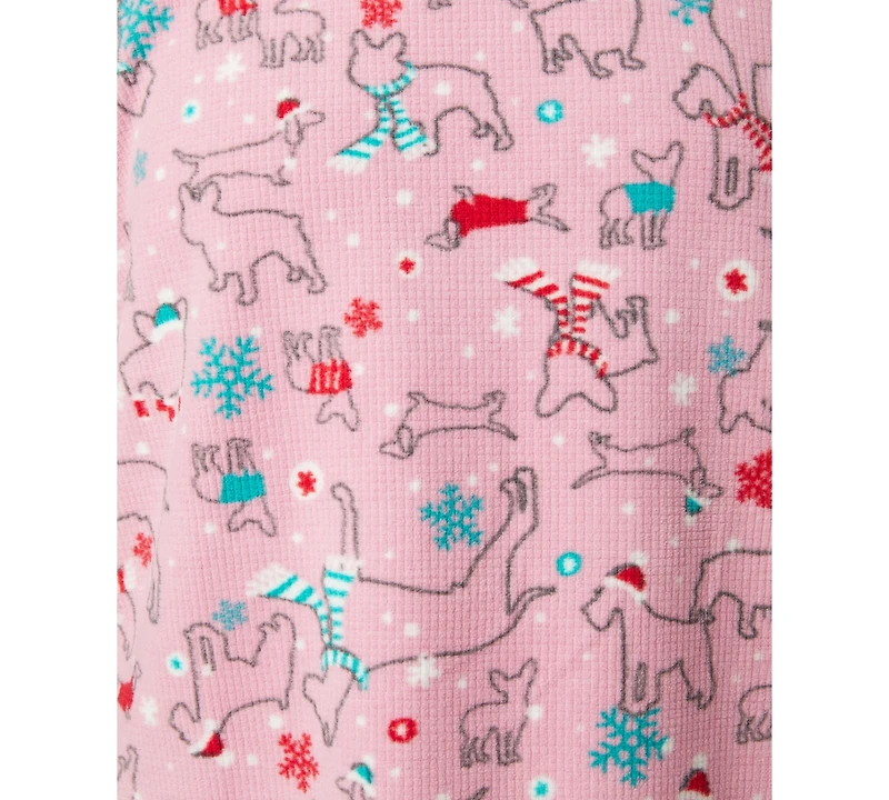 Hue Women's Waffle Fleece Pajama Set