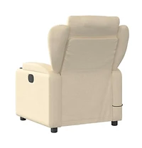 vidaXL Massage Recliner Chair Fabric