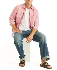 Nautica Men's Plaid Long-Sleeve Shirt