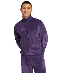 adidas Men's House of Tiro Velour Long-Sleeve Track Jacket