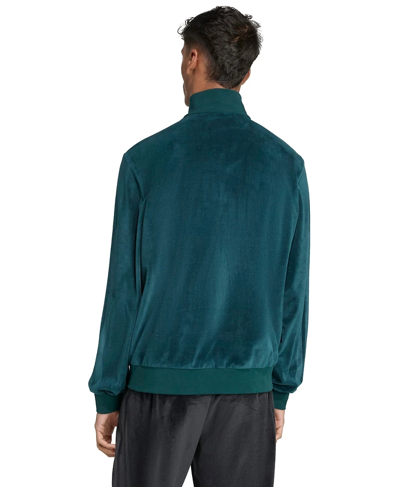 adidas Men's House of Tiro Velour Long-Sleeve Track Jacket