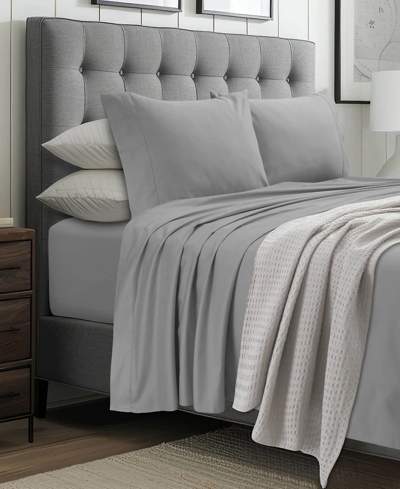 Tribeca Living 1000-Thread Count Cotton Sateen 2-Pc. Pillowcase Set
