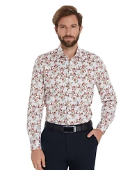 Bar Iii Men's Jones Floral Printed Long-Sleeve Dress Shirt, Macy's Exclusive