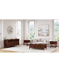 Furniture 24" Solid Wood Hedworth Square End Table