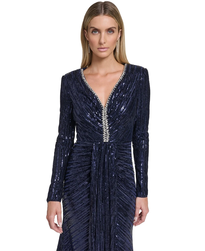 Eliza J Women's Social Long-Sleeve Dress