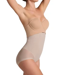 Leonisa Women's Extra High-Waisted Sheer Bottom Sculpting Shaper Panty