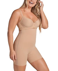 Leonisa Women's Strapless Sculpting Step-in Body Shaper with Short Bottom