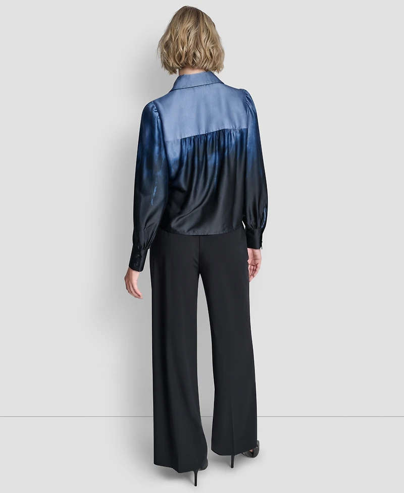 Dkny Women's Balloon-Sleeve Blouse