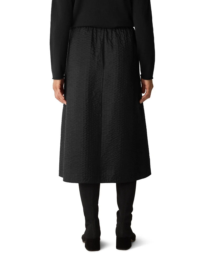 Eileen Fisher Women's Quilted A-Line Skirt