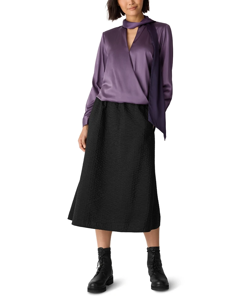 Eileen Fisher Women's High Collar Top