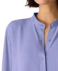 Eileen Fisher Women's Mandarin Collar Top