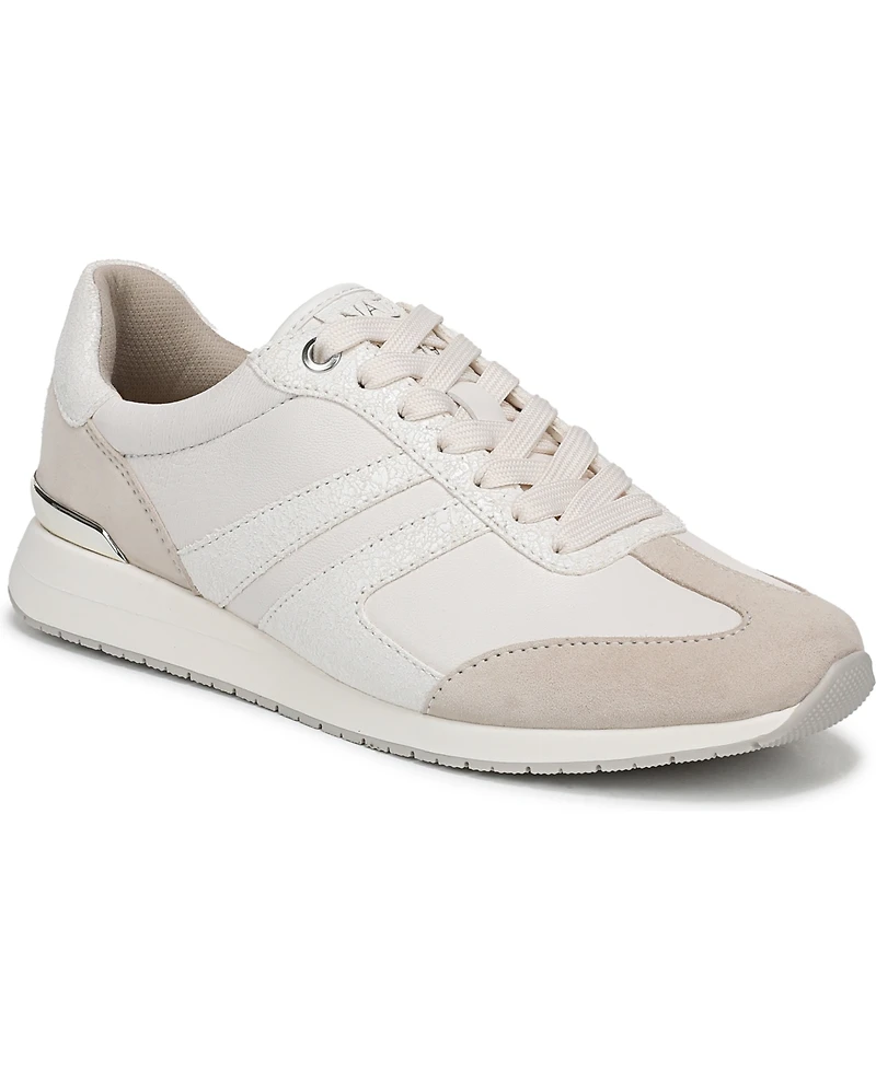 Naturalizer Women's Lorena Closed Round Toe Lace Up Sneakers