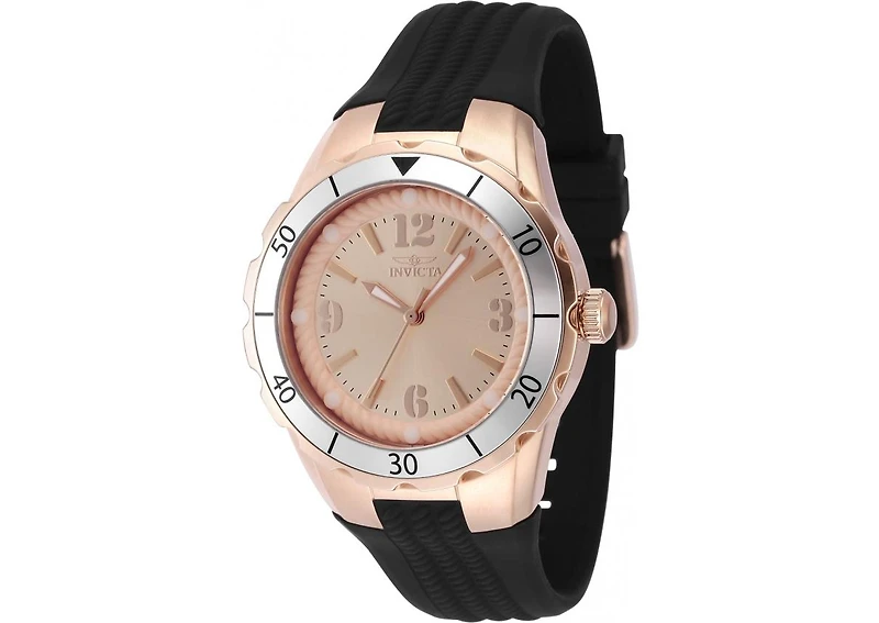 Invicta Women's 48854 Angel Quartz PC21 Rose Gold Dial Watch