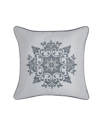 Royal Court Lisbon Embellished Decorative Pillow, 18" x 18"