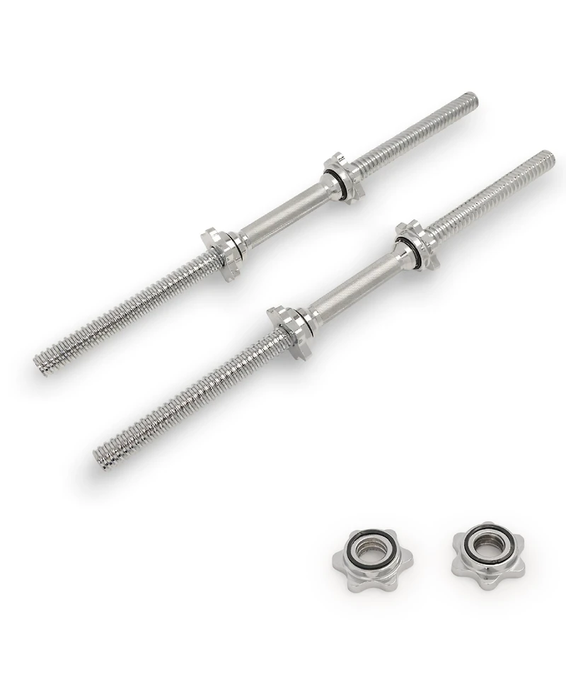 Sunny Health & Fitness 24" Standard Threaded Dumbbell Handle with Star-Lock Collars