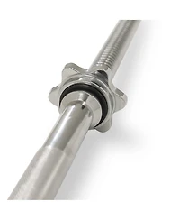 Sunny Health & Fitness 60" Standard Barbell with Star-lock collars, 300 lbs weight capacity