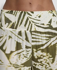 Dkny Women's Smocked-Waist Cover-Up Pull-On Pants