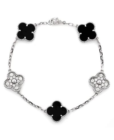 Pre-Owned Van Cleef & Arpels Vintage Alhambra 5 Motifs Bracelet