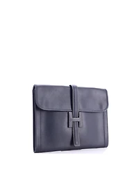 Pre-Owned HERMES Gm Jige Clutch Courchevel