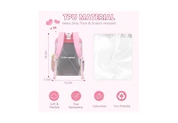 Batfox Clear Backpack for School Girls, Heavy Duty Tpu Transparent Backpack Stadium Events Approved, Clear Bookbag