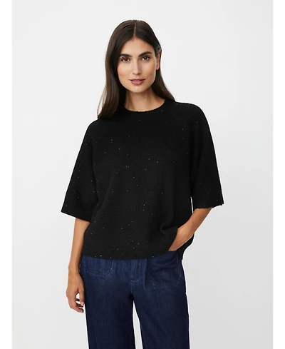 Masai Copenhagen Women's MaFarinna Shimmer Short Sleeve Jumper