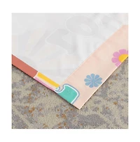 Greenland Home Fashion Cassidy Rod Pocket Living Room for Small Windows Valance - Peach 84x16"