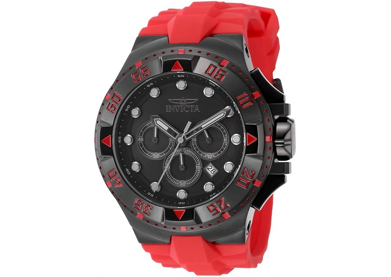 Invicta Men's 48540 Excursion Quartz VD53 Grey, Black Dial Watch