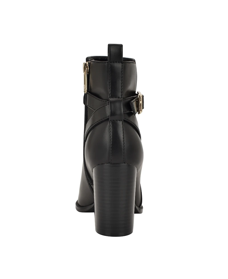 Tommy Hilfiger Women's Miriaha High Block Heel Dress Booties
