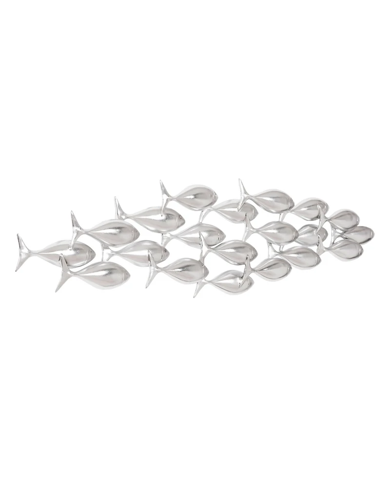 Phillips Collection School of Fish Resin Leaf Wall Art