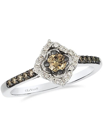 Le Vian Vanilla Diamond (0.14 ct. t.w.) & Chocolate Diamond (0.30 ct. t.w.) Ring in 14k Vanilla Gold