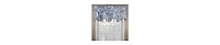Ellis Curtain Victoria Park Toile Room Darkening Solid Color Lined Scallop Window Valance - 70 x15"