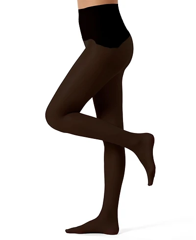 MeMoi Women's Crystal Sheer Seamless Top 12-Denier Pantyhose