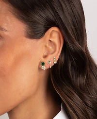 by Adina Eden Colored Mini Cubic Zirconia Shaker Stud Earring