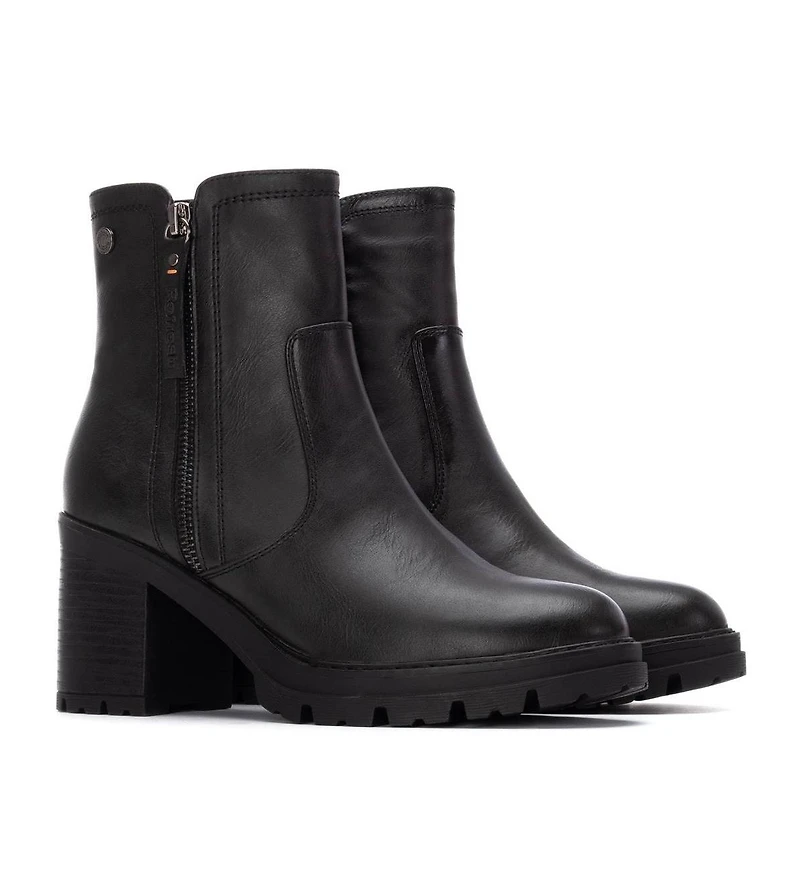 Xti Women's Refresh Collection Block Heel, Casual Booties