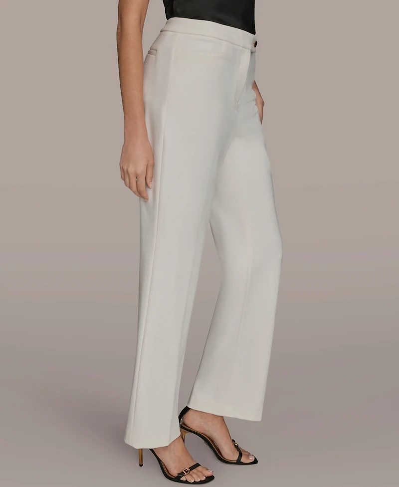 Donna Karan New York Women's Flared Mid-Rise Pants