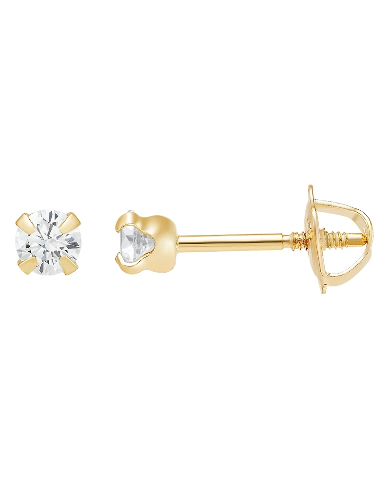 Macy's 3-Piece Stud Earring Set in 10k Yellow Gold