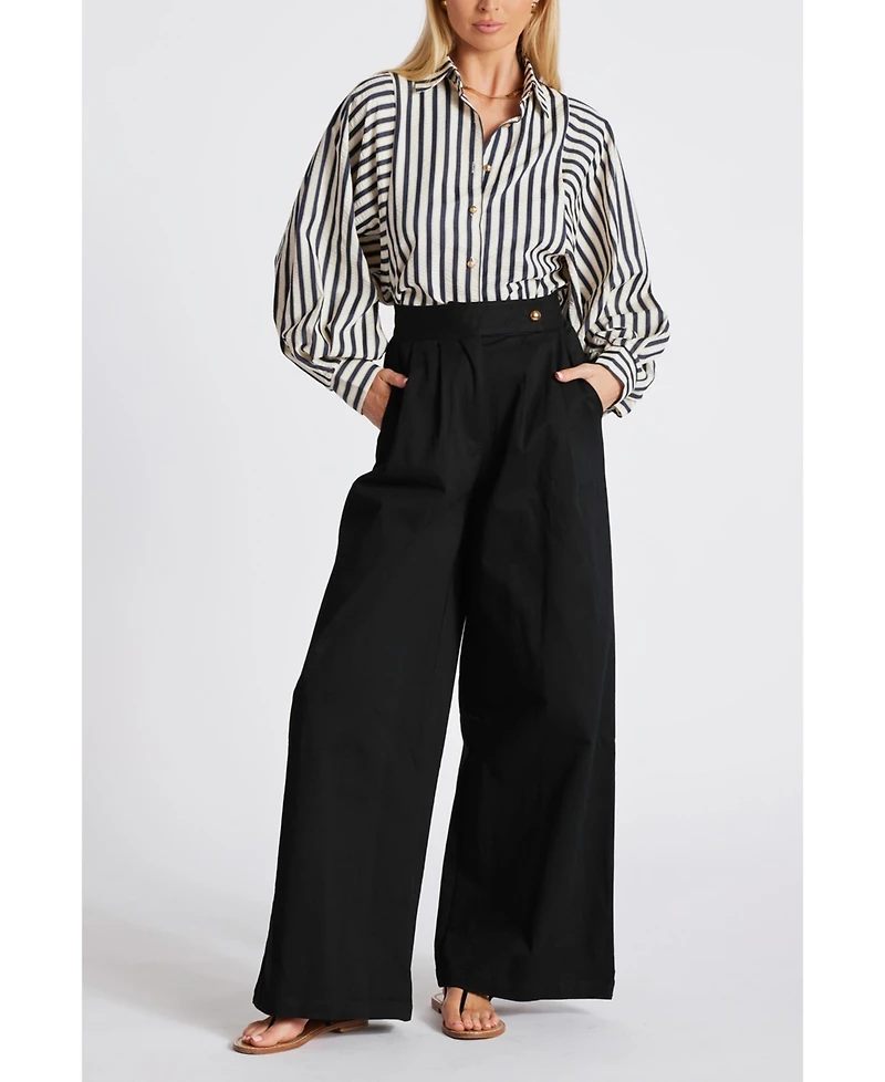 Bishop + Young Women's Alessandro Wide Leg Pant