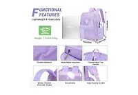 Batfox Mesh Backpack Heavy Duty, See Through School Backpack Transparent Bookbag for Swimming, Beach, Sports, Work, Travel