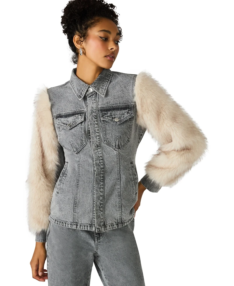 Steve Madden Women's Parker Collared Jacket