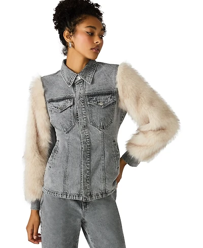 Steve Madden Women's Parker Collared Jacket