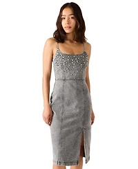 Steve Madden Women's Giselle Sleeveless Bodycon Dress